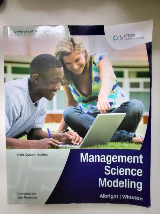 9781473769434 Management Science Modeling 3rd custom edition