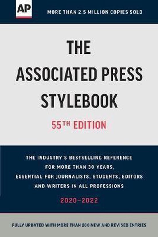 9781541647572 The Associated Press Stylebook 20202022 55th edition