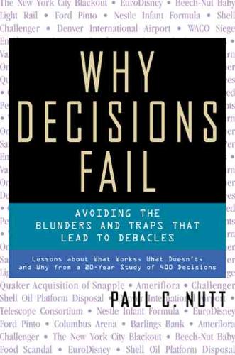 9781576751503 Why Decisions Fail