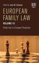 9781785363047 European Family Law Volume III  Family Law in a European Perspective