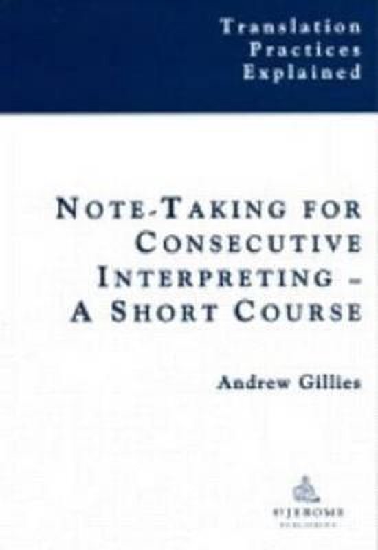9781900650823 Notetaking For Consecutive Interpreting