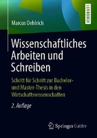 9783662582039 Wissenschaftliches Arbeiten und Schreiben