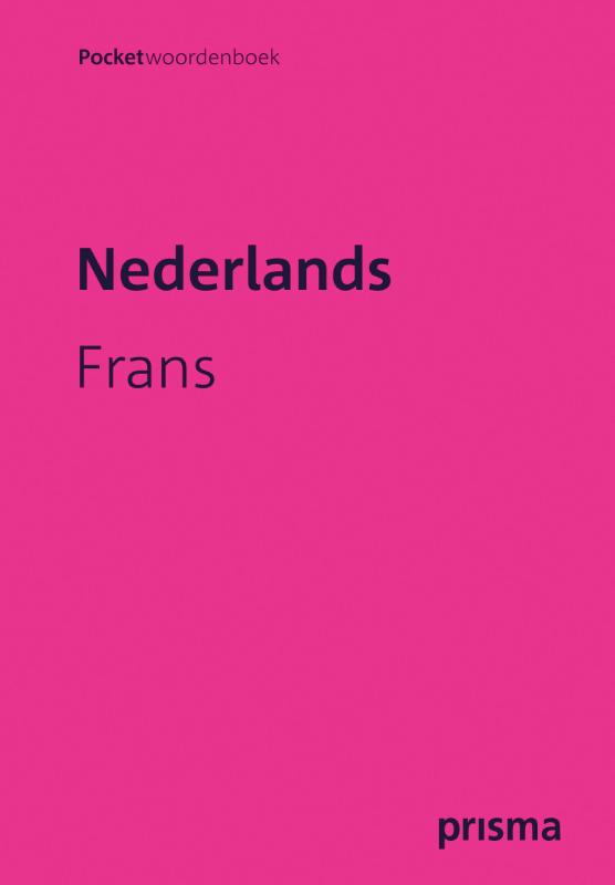 9789000341221 Prisma pocketwoordenboek NederlandsFrans  druk Heruitgave