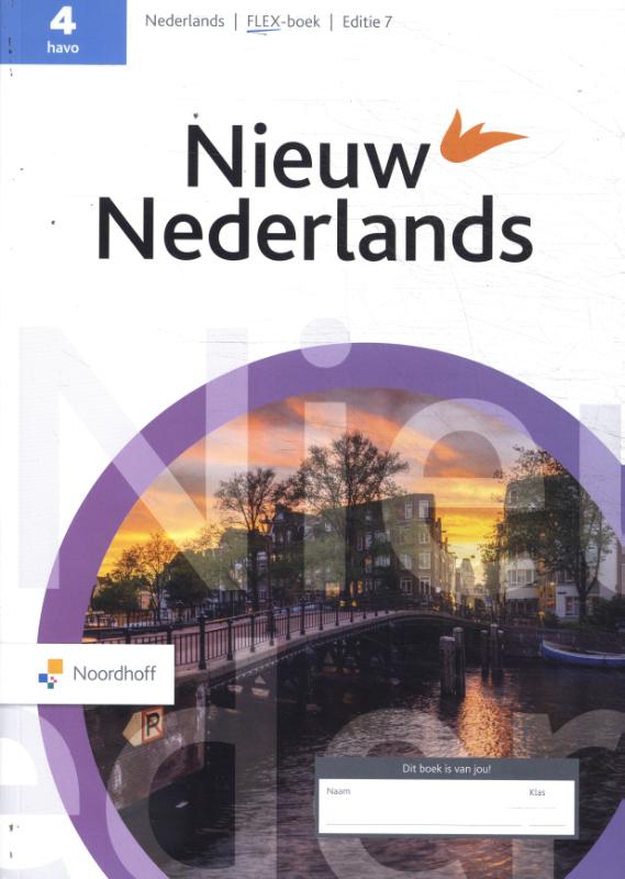 Nieuw Nederlands 4 havo Leerwerkboek