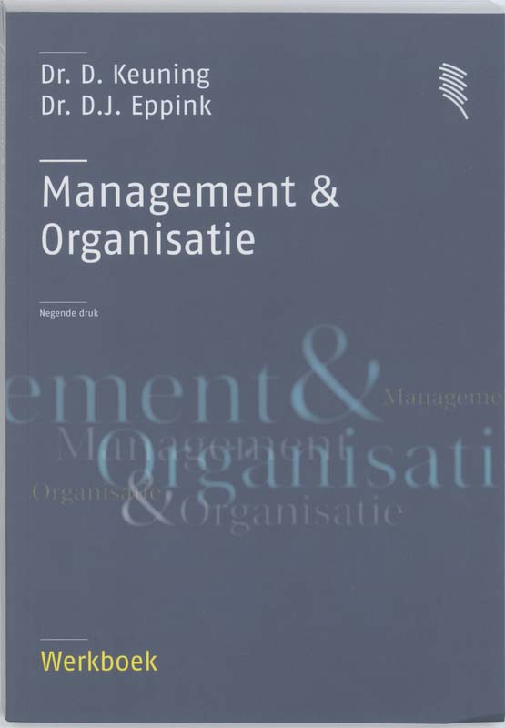 9789001031022-Management--Organisatie-Deel-Werkboek