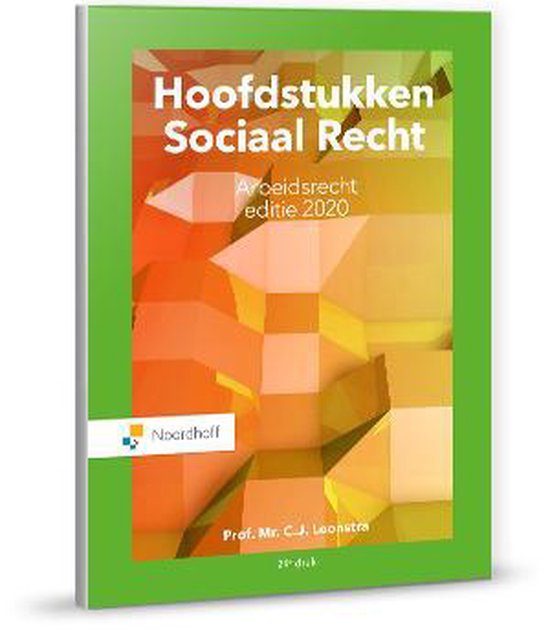 9789001551483 HOOFDSTUKKEN SOCIAAL RECHT DR 10