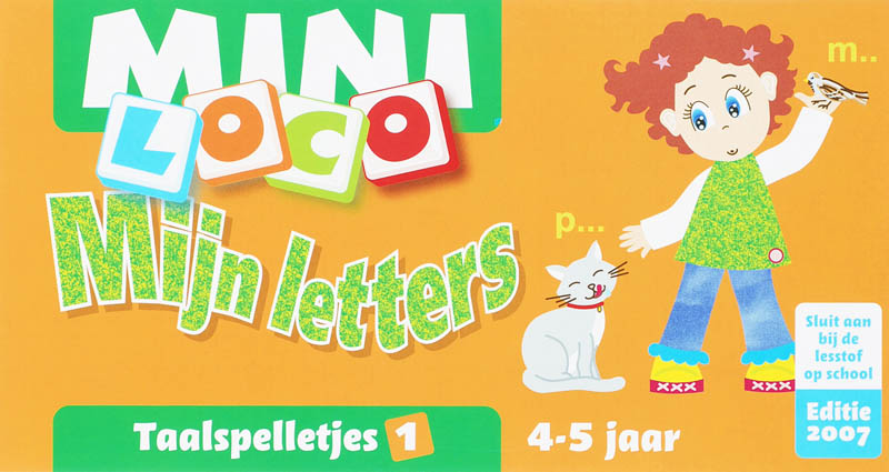 9789001559076-Mini-Loco-1-Mijn-letters-Taalspelletjes