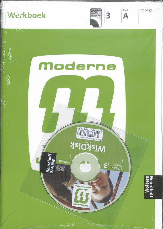 9789001603748-Moderne-wiskunde-3a3b-vmbo-gt-deel-Werkboek--CD-ROM