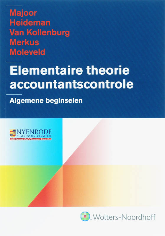 9789001700164 Elementaire theorie accountantscontrole