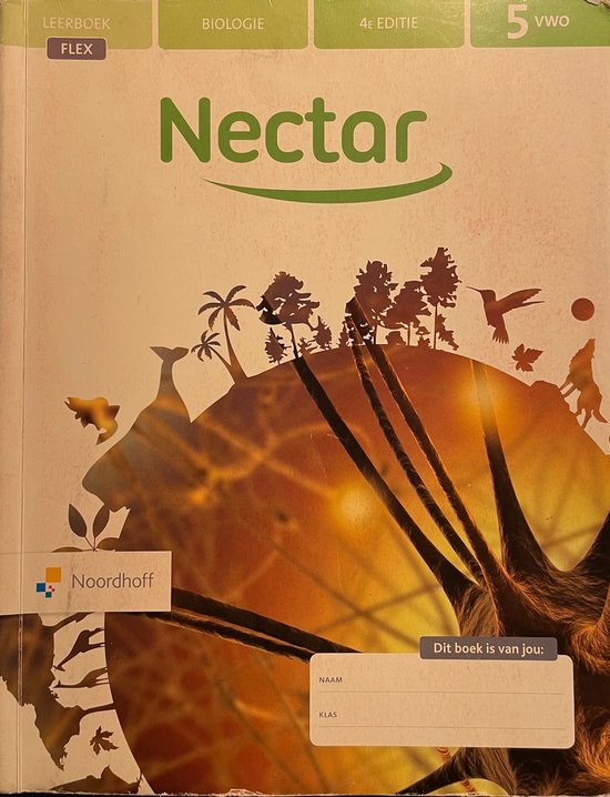 9789001736019 Nectar 4e ed vwo 5 FLEX leerboek