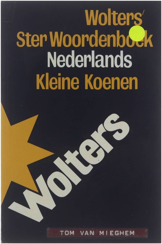 9789001812676 Wolters Ster Woordenboek Nederlands