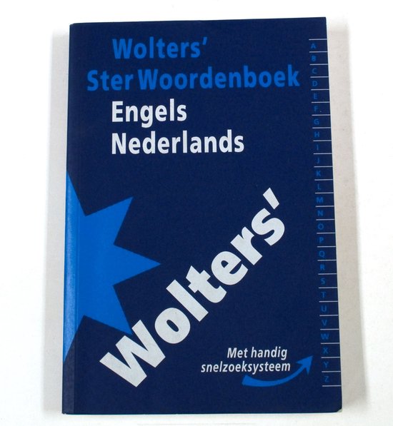 9789001813048 Wolters Ster Woordenboek Engels Nederlands