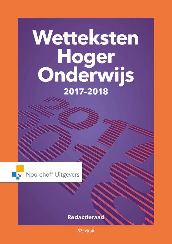 9789001875541-Wetteksten-Hoger-Onderwijs-2017-2018