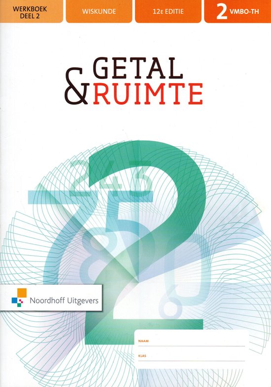 9789001900182-Getal--Ruimte-12e-ed-vmbo-thavo-2-werkboek-deel-2