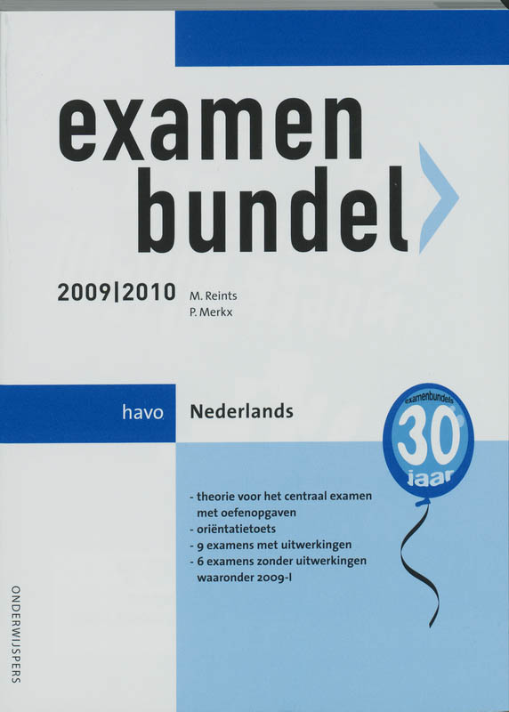 9789006075359-Examenbundel-20092010-Havo-Nederlands