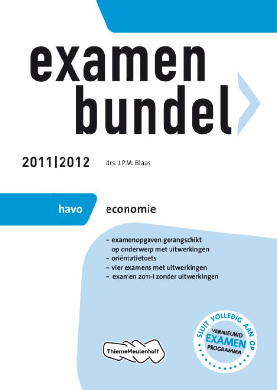 9789006076547-Examenbundel--Economie-Havo-20112012
