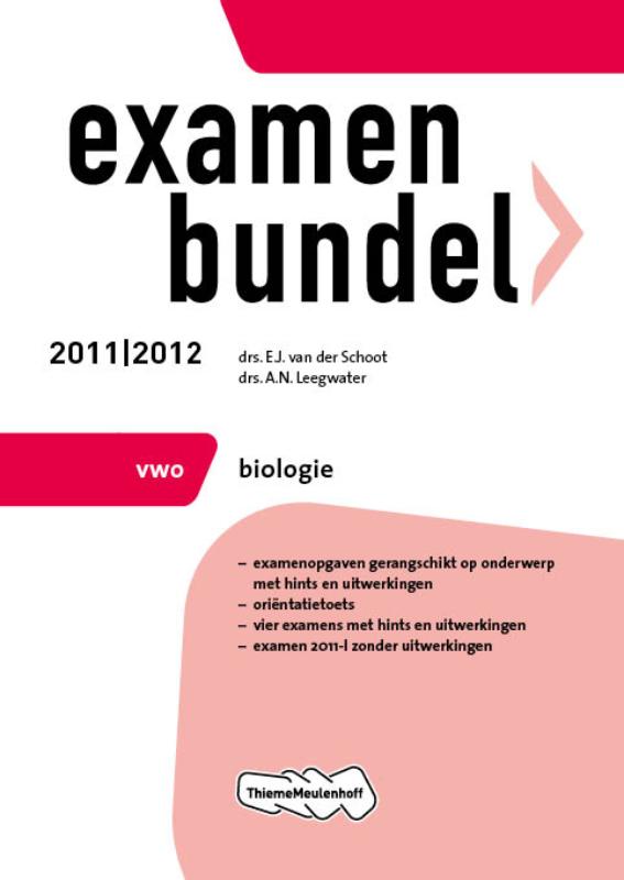 9789006076707-Examenbundel--Biologie-Vwo-20112012