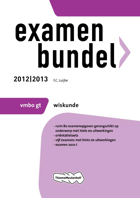 9789006079166-Examenbundel-vmbo-gt--Wiskunde-20122013