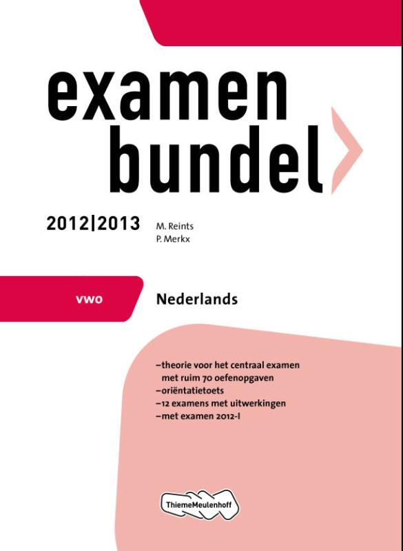 9789006079357-Examenbundel-Nederlands-Vwo-20122013