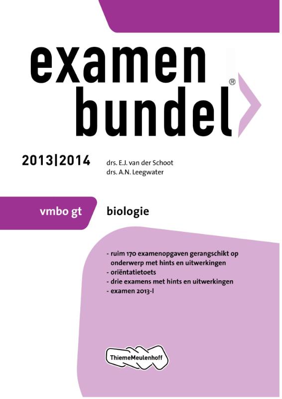 9789006080124 Examenbundel 20132014 vmbogt Biologie
