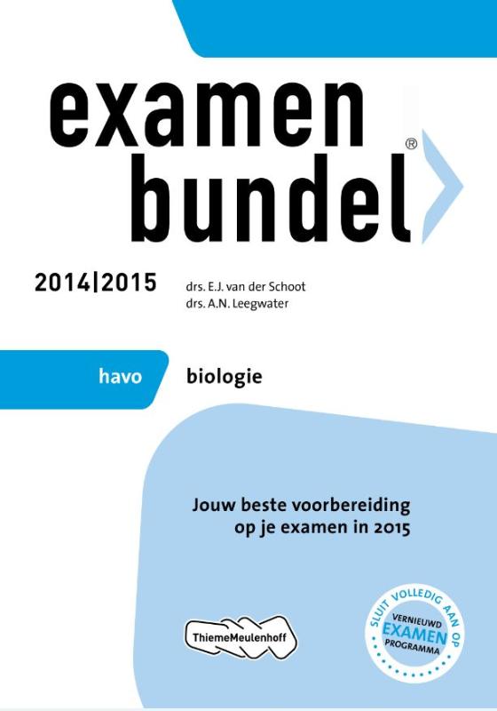 9789006080667-Examenbundel-Havo-Biologie-20142015