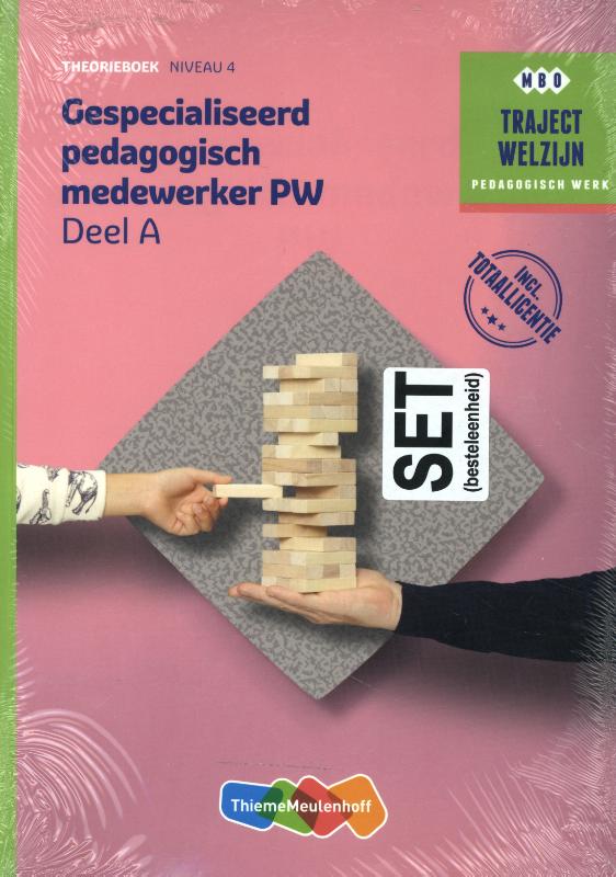 9789006239522 Traject Combipakket Gespecialiseerd pedagogisch medewerker PW niveau 4 boek en totaallicentie 1 jaar