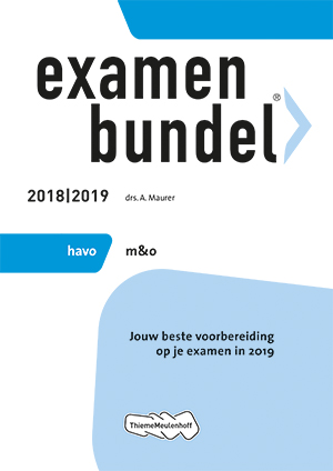 9789006429244 Examenbundel havo Management  Organisatie 20182019