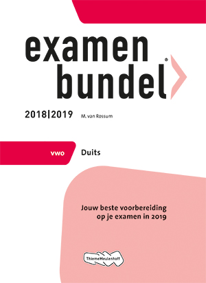 Examenbundel 2018-2019 vwo duits