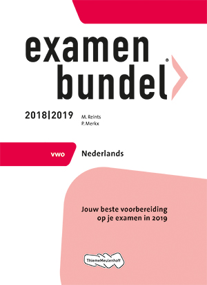 Examenbundel 2018 2019 vwo nederlands