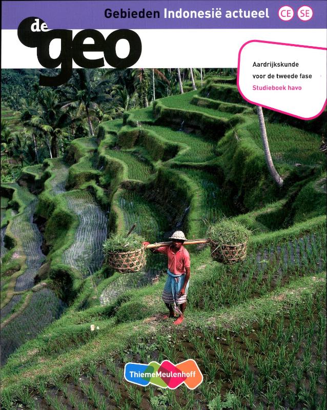 9789006436044 De Geo Gebieden Indonesie actueel havo tweede fase Studieboek