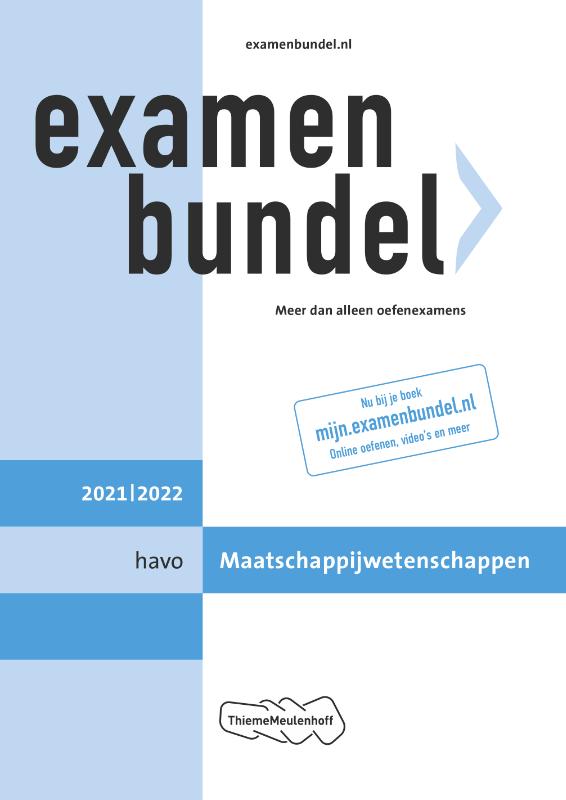 Examenbundel havo Maatschappijwetenschappen 2021