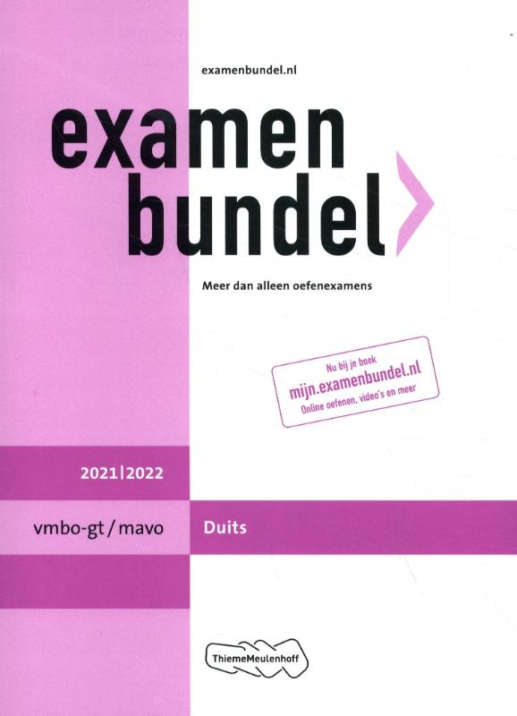 9789006491593 Examenbundel vmbogtmavo Duits 20212022