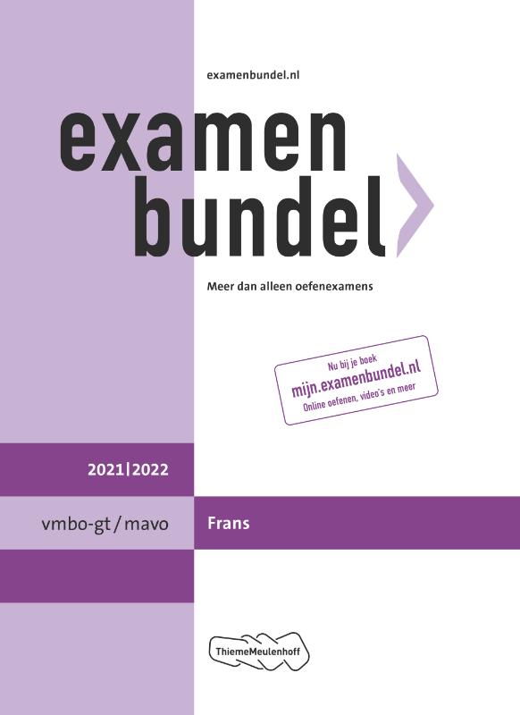 9789006491661 Examenbundel vmbogtmavo Frans 20212022