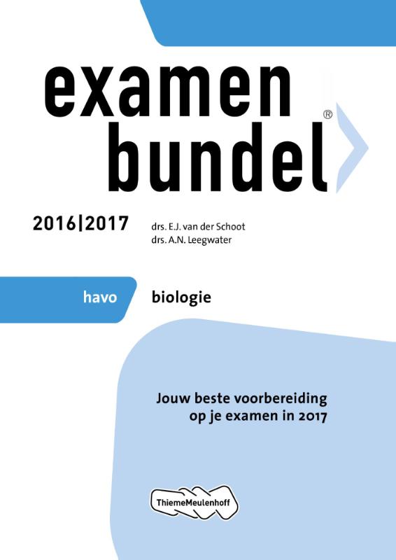 9789006629194 Examenbundel havo Biologie 20162017