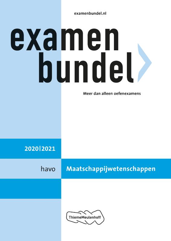 9789006781298 Examenbundel havo Maatschappijwetenschappen 20202021