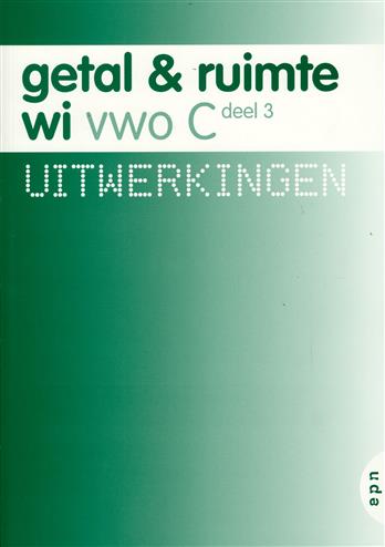 9789011098381-Getal-en-Ruimte-vwo-C-deel-3-uitwerkingen