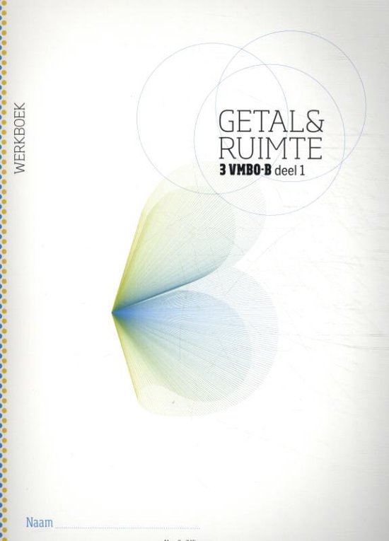 9789011112285 Getal en ruimte 10e ed 3 vmbob werkboek deel 1