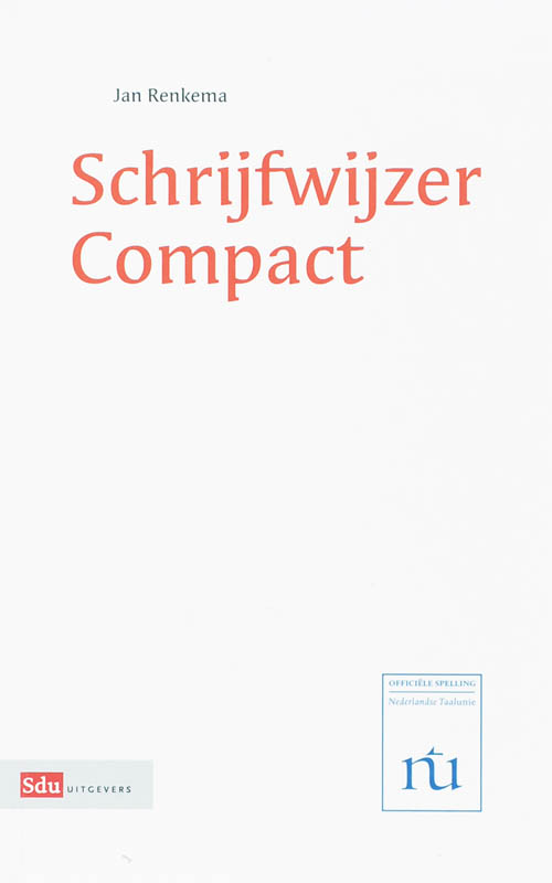 9789012108263 Schrijfwijzer Compact