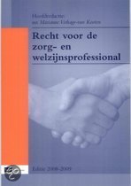 9789012125086-Recht-Voor-De-Zorg--En-Welzijns-Professional-2008-2009