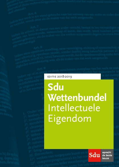9789012402828-Sdu-Wettenbundel-Intellectuele-Eigendom.-Studiejaar-2018-2019
