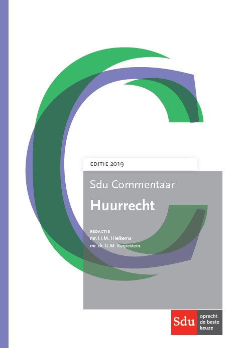 9789012403818 Sducommentaar     Sdu Commentaar Huurrecht Editie 2019