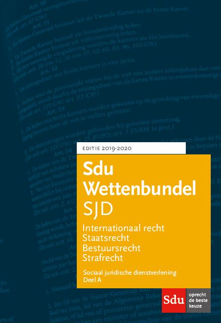 9789012404914-Educatieve-wettenverzameling---Sdu-Wettenbundel-Sociaal-Juridische-Dienstverlening-2019-2020-set-2-ex