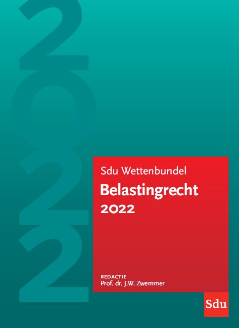 9789012407526-Sdu-Wettenbundel-Belastingrecht-2022