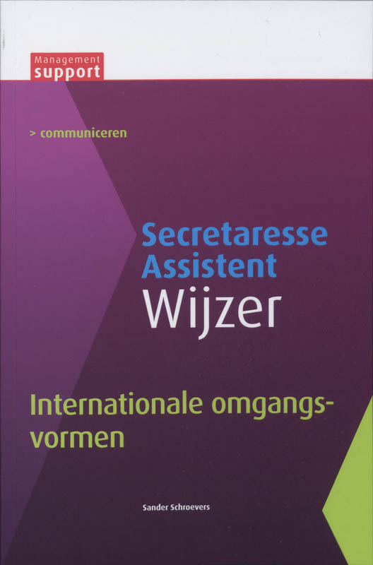 9789013054927-Secretaresse-Assistant-Wijzer---Internationale-omgangsvormen