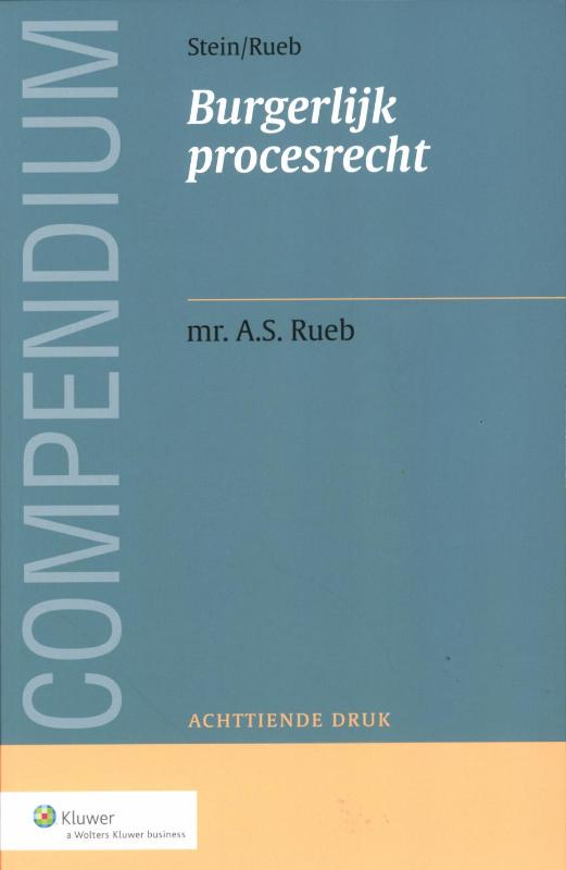 9789013085778 Compendium Van Het Burgerlijk Procesrecht