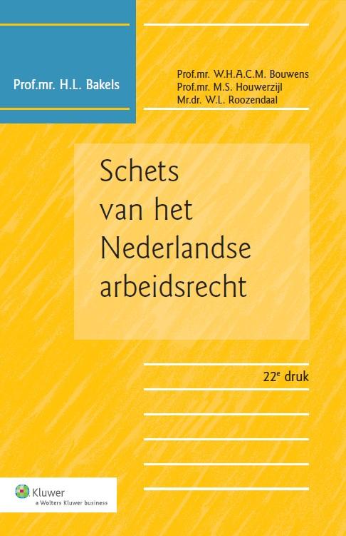 9789013113389 Schets van het Nederlandse arbeidsrecht