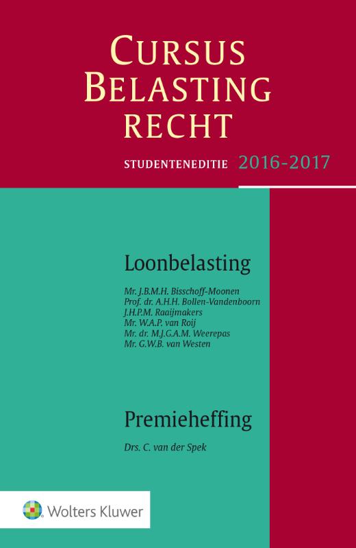 9789013135619-Cursus-belastingrecht-LoonbelastingPremieheffing-2016-2017