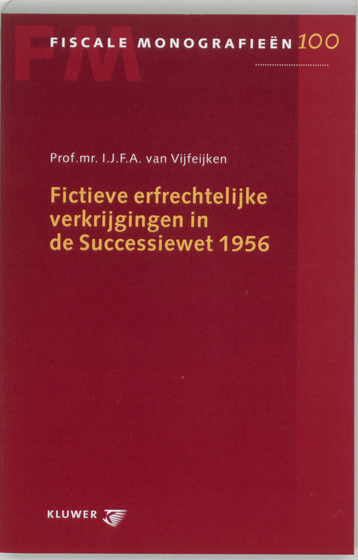 9789020025644-Fictieve-erfrechtelijke-verkrijging-in-de-Successiewet-1956