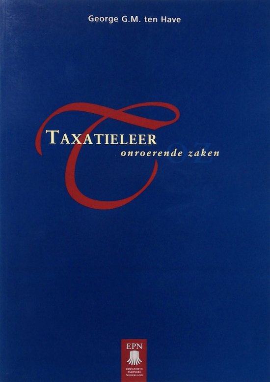 9789020728507-TAXATIELEER-ONROERENDE-ZAKEN-DR-2