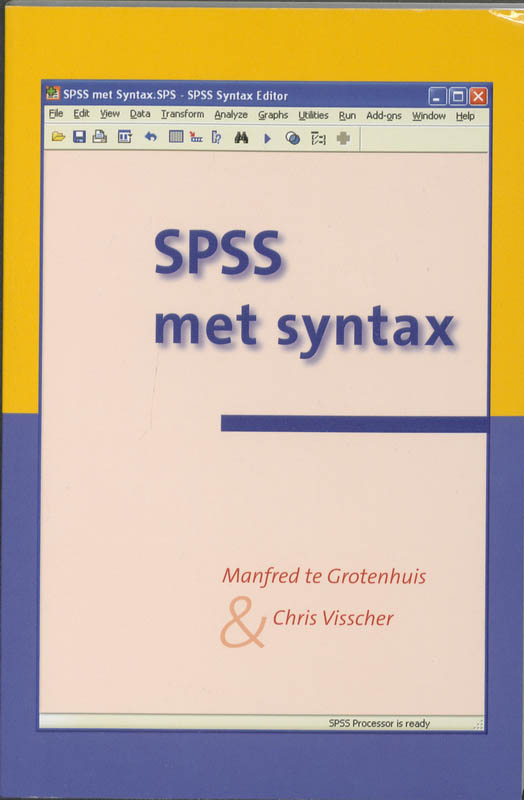 9789023245278 SPSS met Syntax